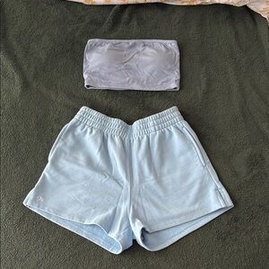 Klassy Network shorts and tube top set